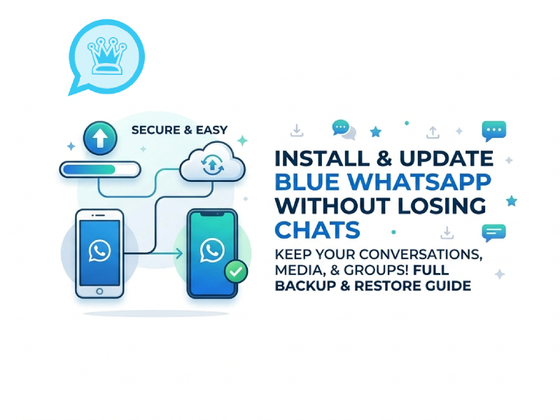 How to Install and Update Blue WhatsApp Without Losing Your Chats?