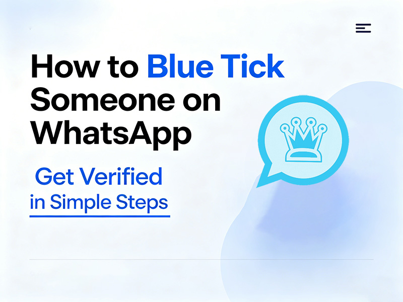How to Blue Tick Someone on WhatsApp
