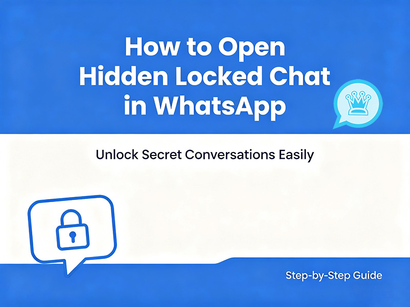 How to Open Hidden Locked Chat in WhatsApp