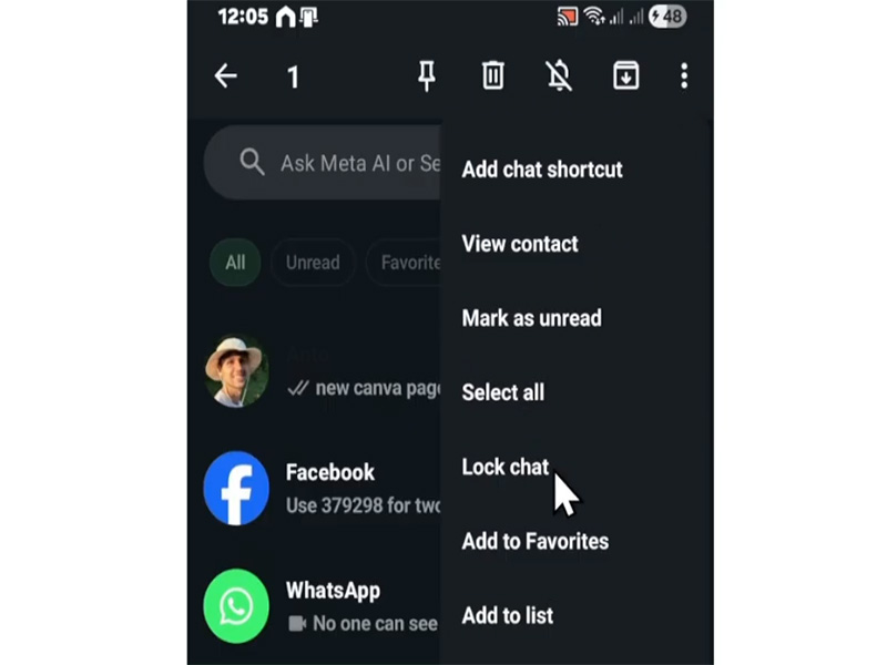 How to Open Hidden Locked Chats in WhatsApp