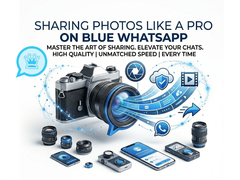 Sharing Photos Like a Pro on Blue WhatsApp
