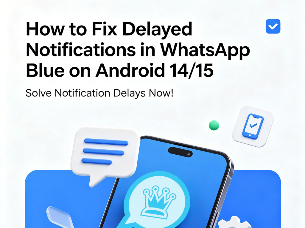 How to Fix Delayed Notifications in WhatsApp Blue on Android 14/15