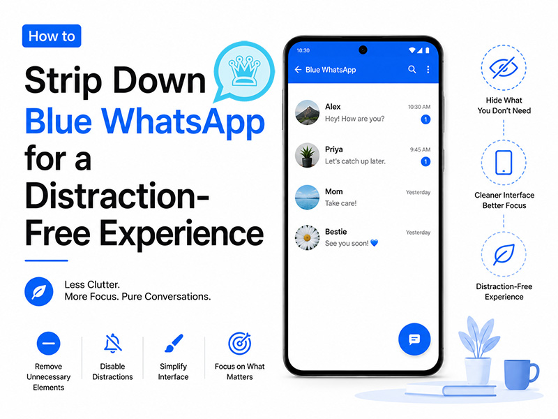 How to Strip Down Blue WhatsApp for a Distraction-Free Experience