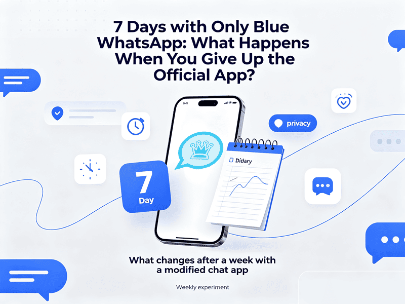 7 Days with Only Blue WhatsApp: What Happens When You Give Up the Official App?