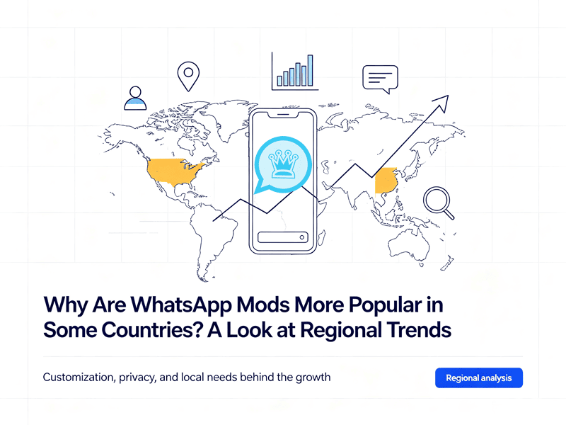 Why Are WhatsApp Mods More Popular in Some Countries? A Look at Regional Trends